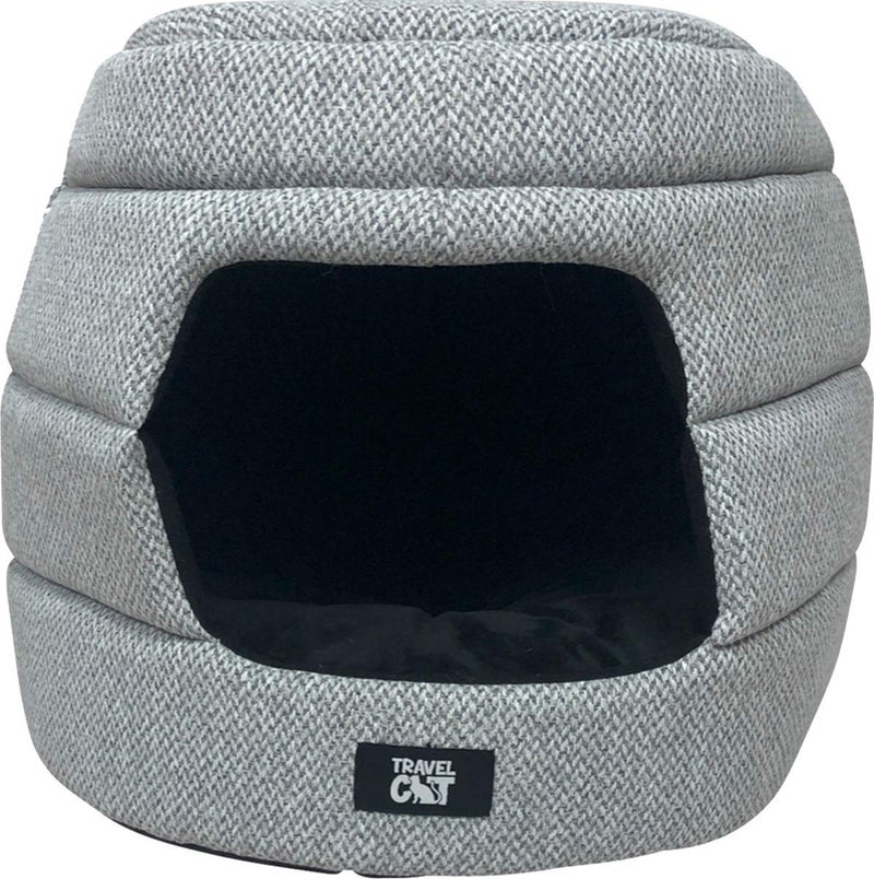 Your Cat Backpack Travel Cat Meowbile Indoor Cat House - 25x18x17 inches Premium Convertible and Durable Hideaway Cat Bed and Cave (Gray, Medium) - Image 1